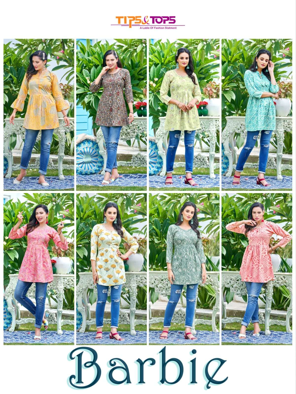 TIPS & TOPS BARBIE Western Short Capsule Kurti Wholesale catalog