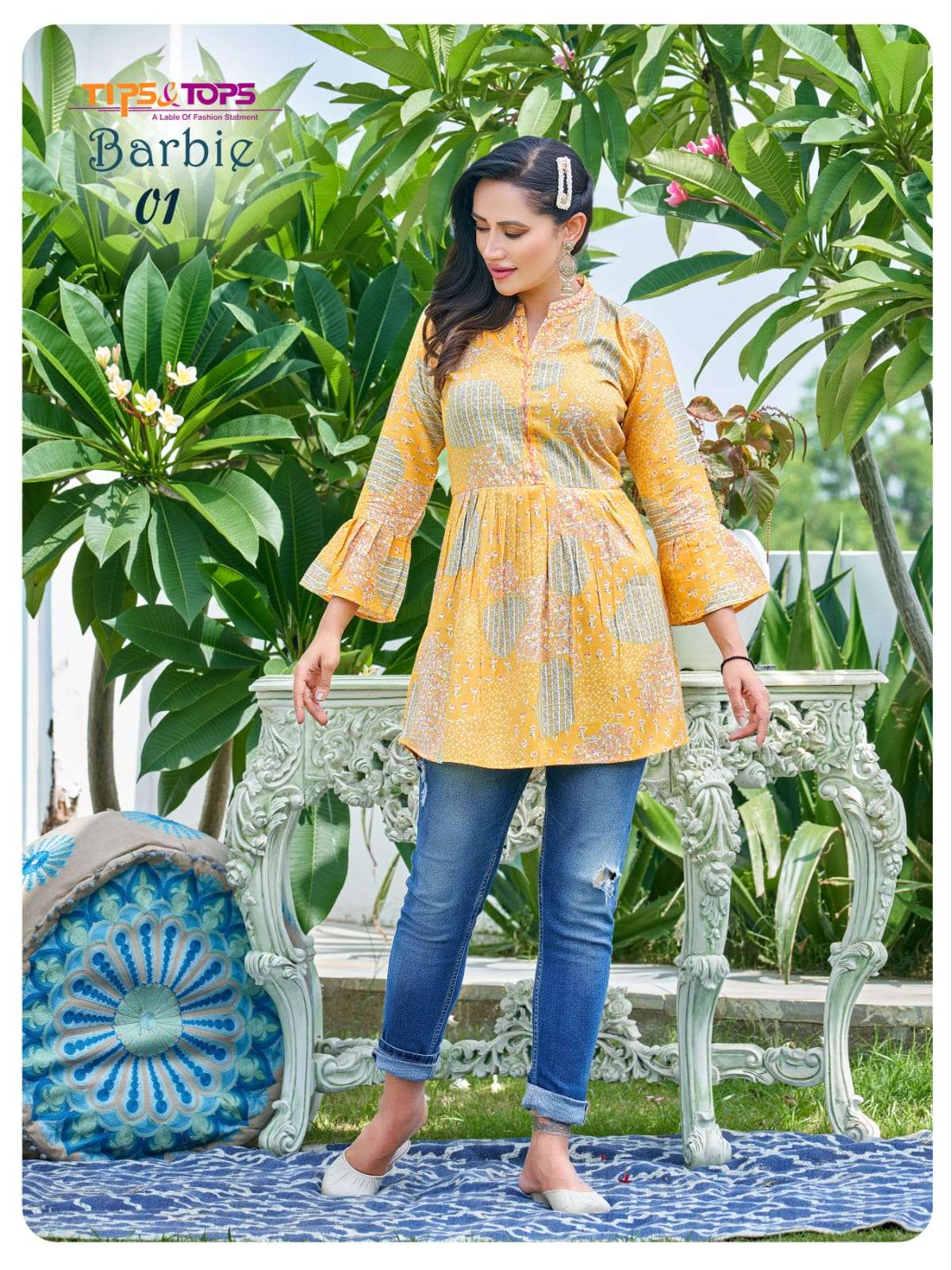TIPS & TOPS BARBIE Western Short Capsule Kurti Wholesale catalog
