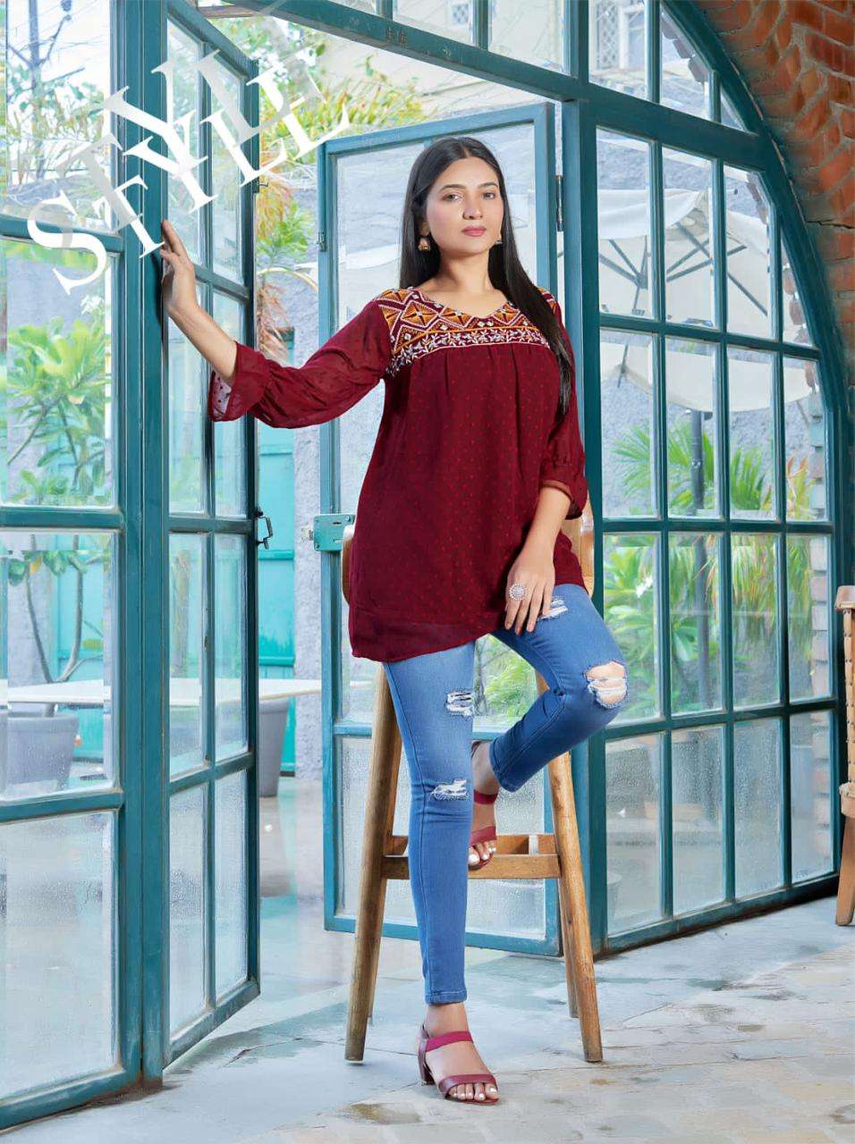 TIPS & TOPS INSTA GIRL Vol 03 Western Wear Kurti Wholesale catalog