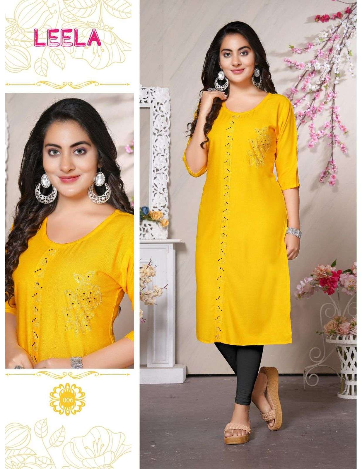 Rayon plain kurti 2025