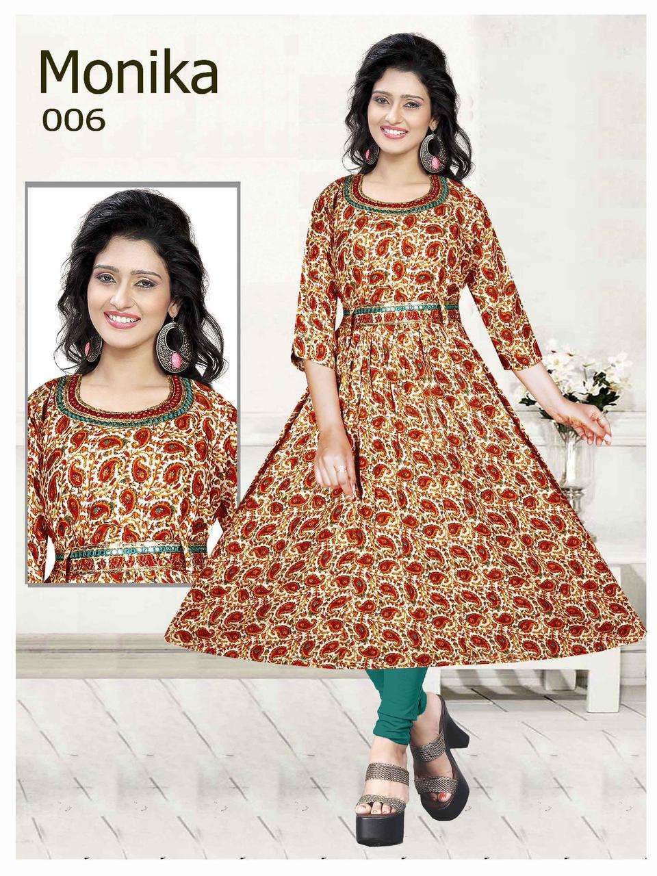 TRENDY MONIKA VOL.1 Fancy Kurti Wholesale catalog