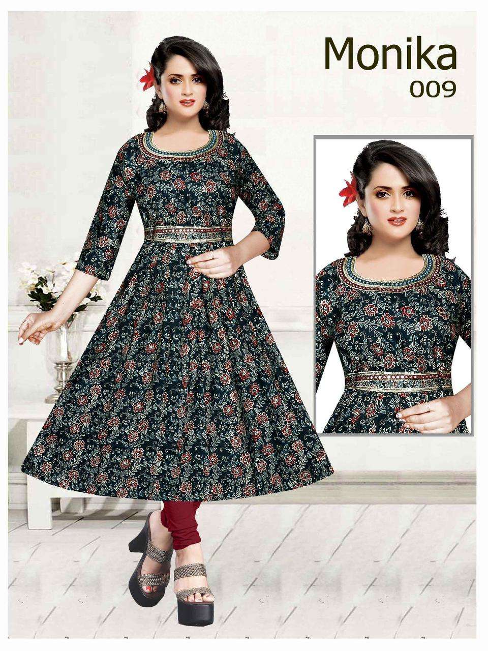 TRENDY MONIKA VOL.1 Fancy Kurti Wholesale catalog