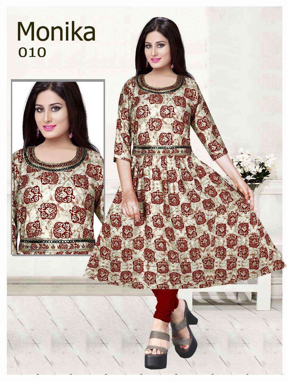 TRENDY MONIKA VOL.1 Fancy Kurti Wholesale catalog