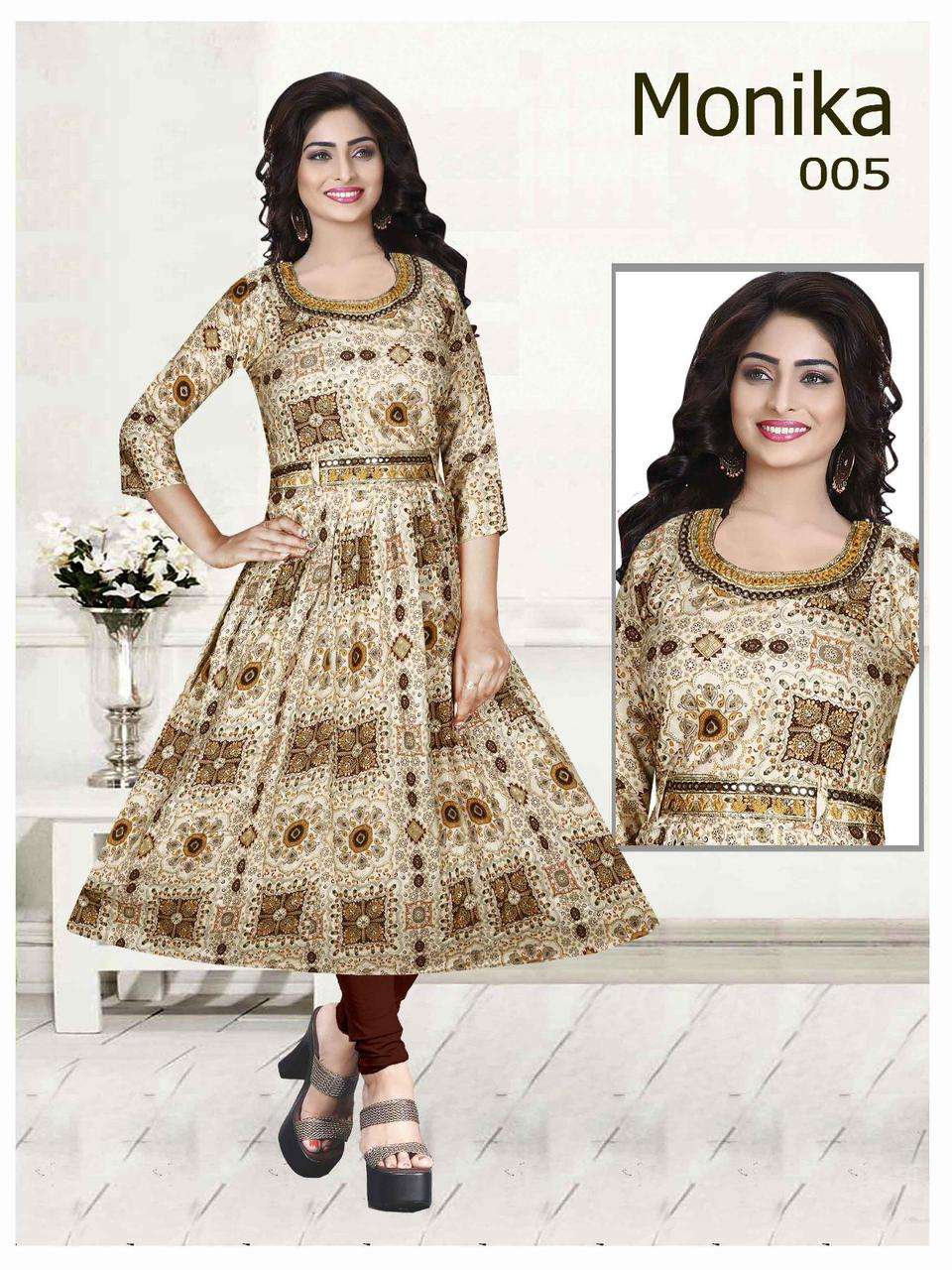 TRENDY MONIKA VOL.1 Fancy Kurti Wholesale catalog