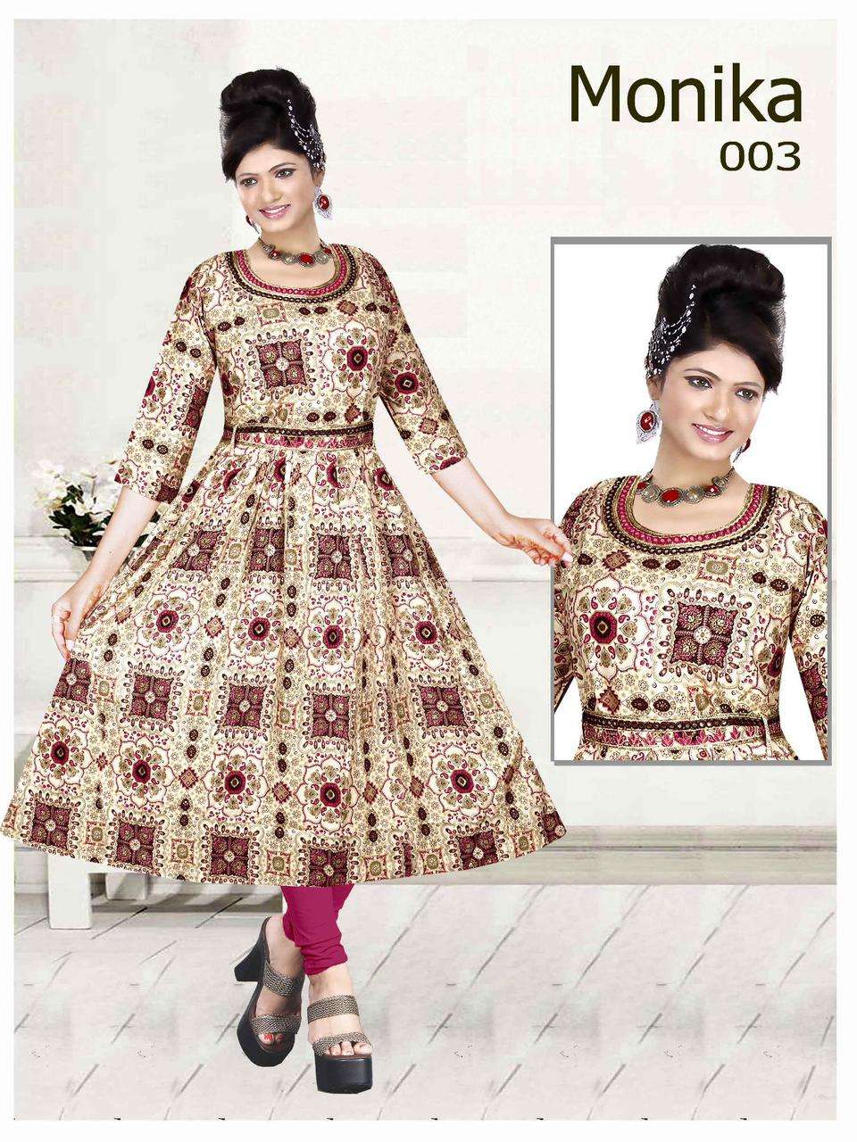 TRENDY MONIKA VOL.1 Fancy Kurti Wholesale catalog