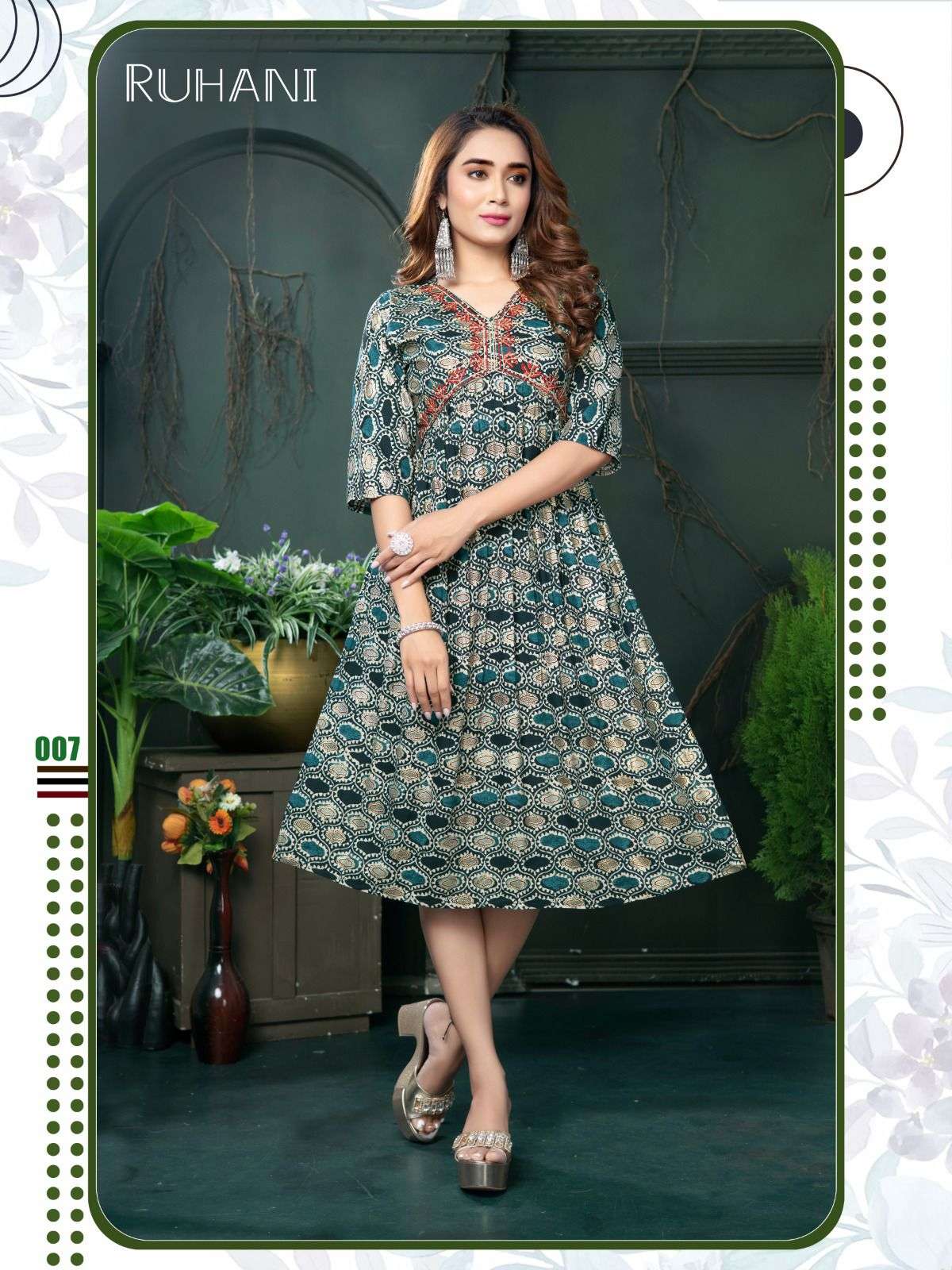 TRENDY RUHANI VOL.1 Rayon Kurti Wholesale catalog