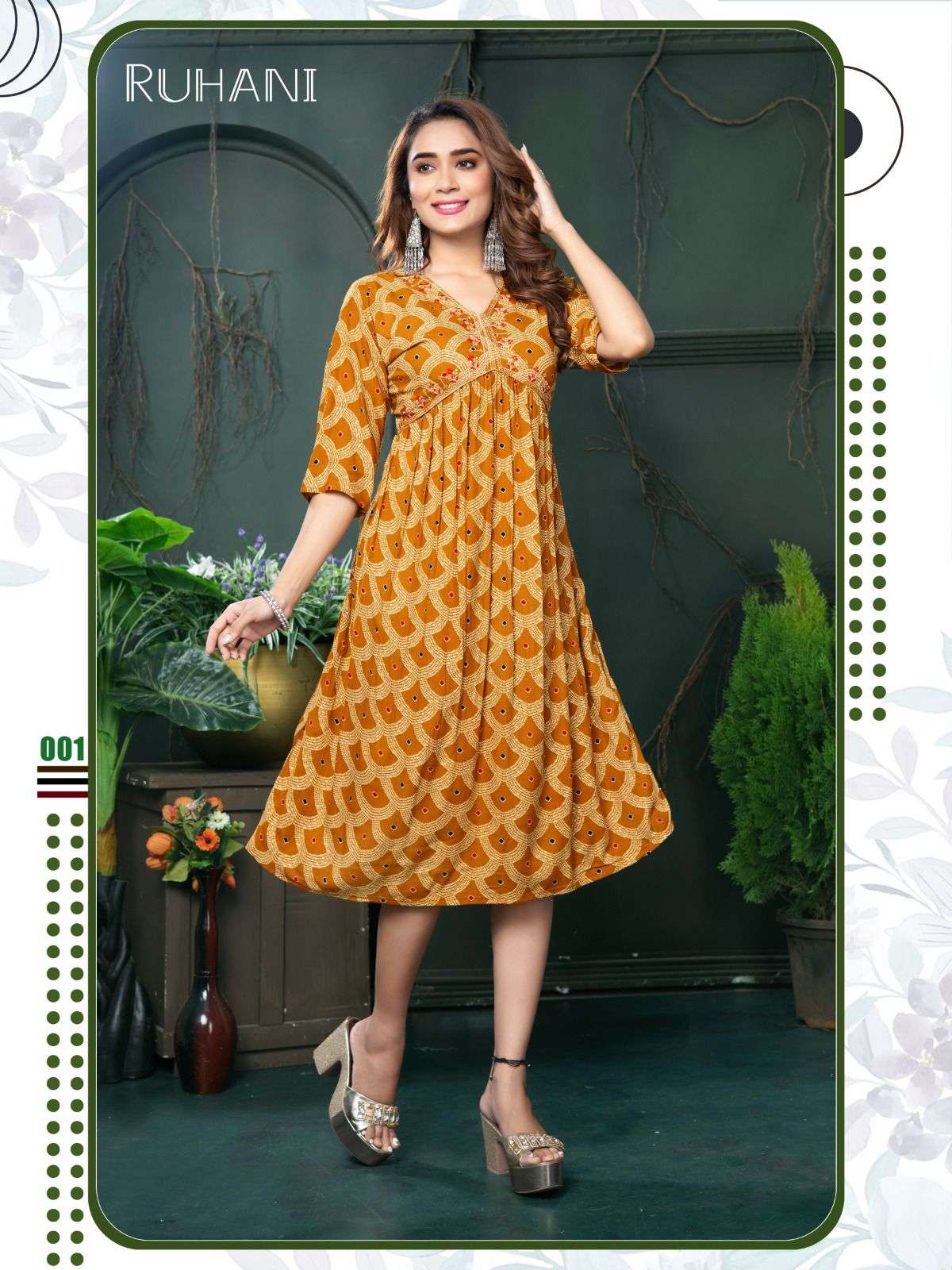 TRENDY RUHANI VOL.1 Rayon Kurti Wholesale catalog