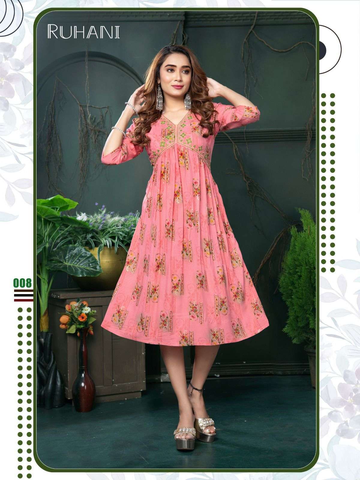 TRENDY RUHANI VOL.1 Rayon Kurti Wholesale catalog