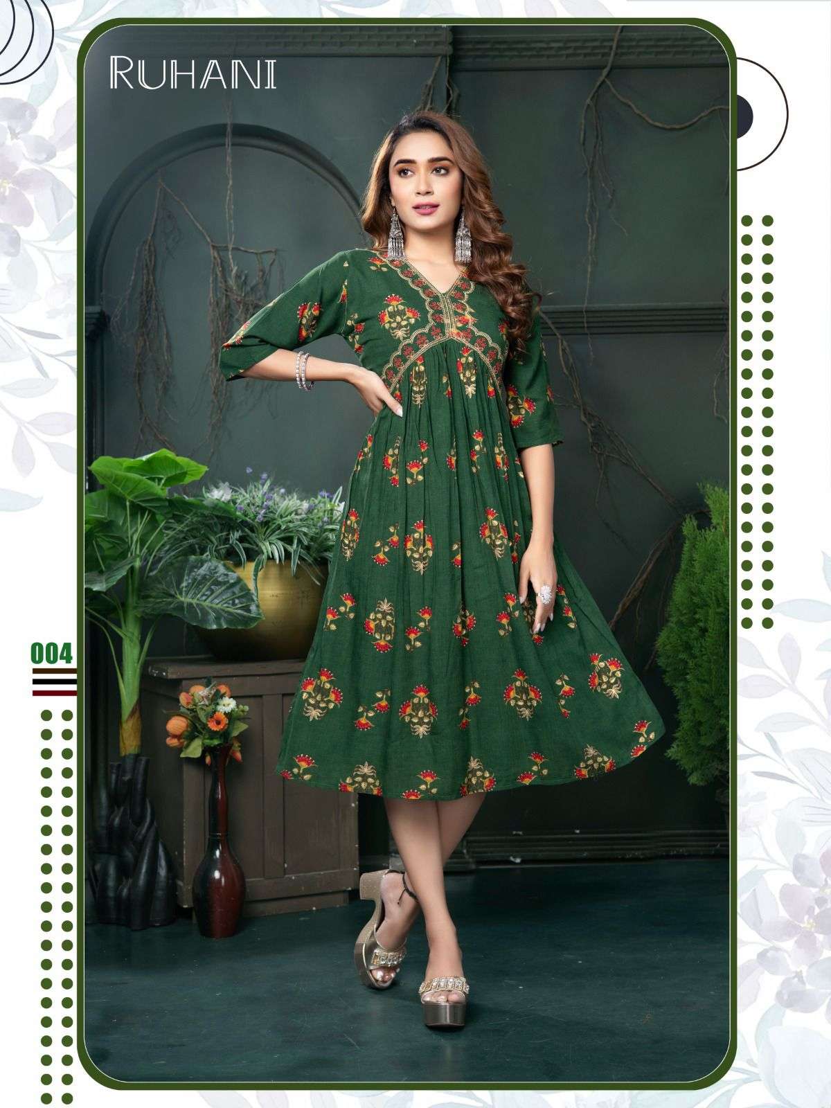 TRENDY RUHANI VOL.1 Rayon Kurti Wholesale catalog