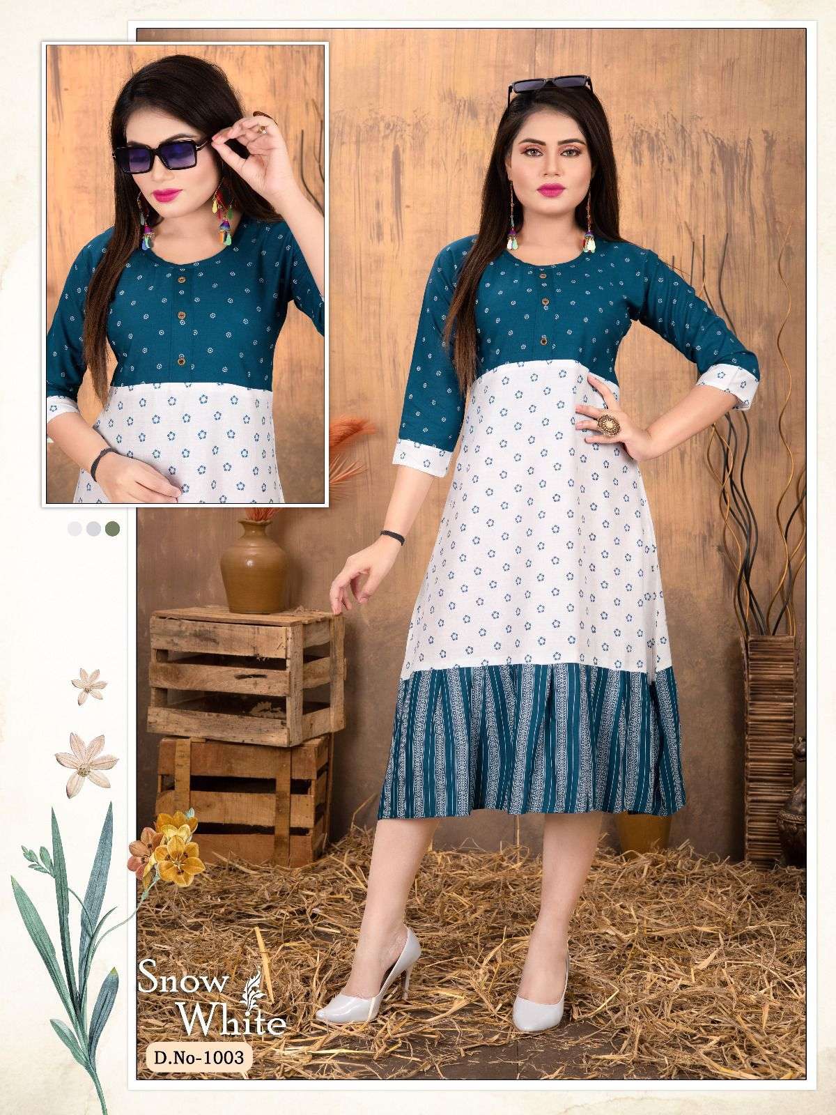 TRENDY SNOW WHITE VOL.1 Kurti Wholesale catalog