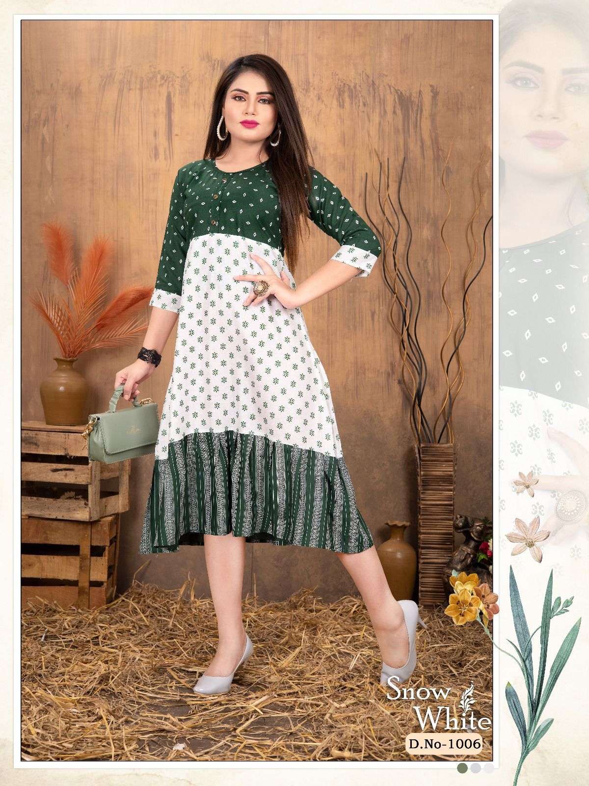TRENDY SNOW WHITE VOL.1 Kurti Wholesale catalog