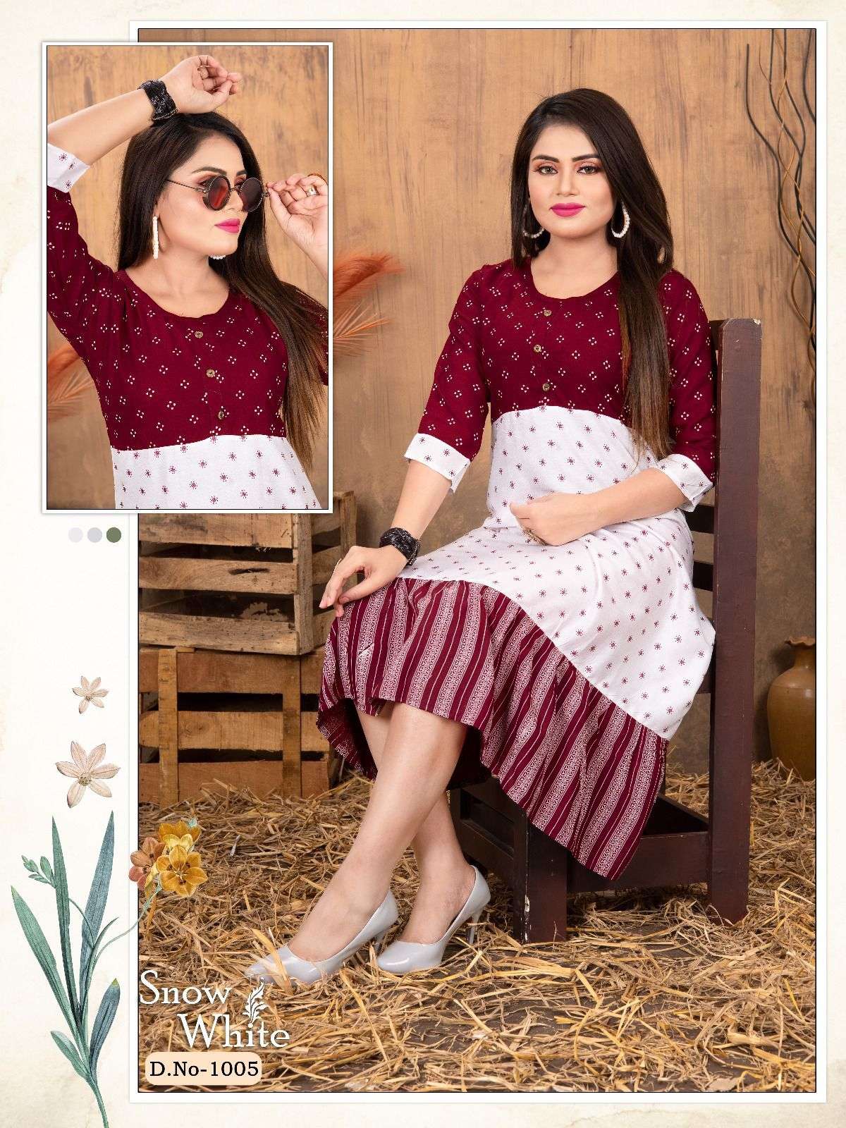 TRENDY SNOW WHITE VOL.1 Kurti Wholesale catalog