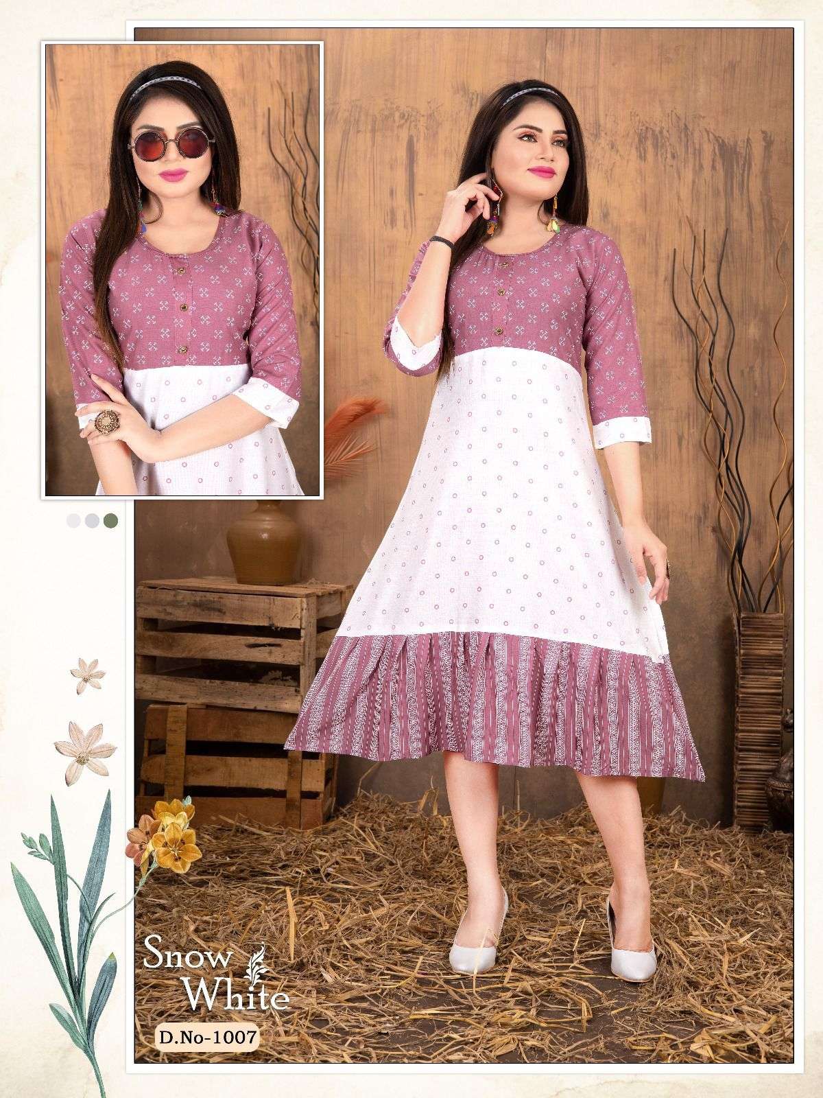 TRENDY SNOW WHITE VOL.1 Kurti Wholesale catalog
