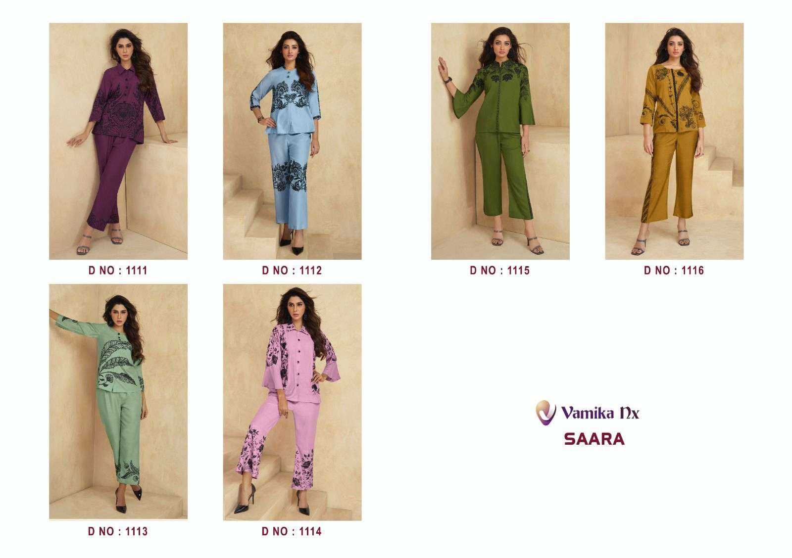Vamika Nx SARRA Co-Ord Set Kurti Wholesale catalog