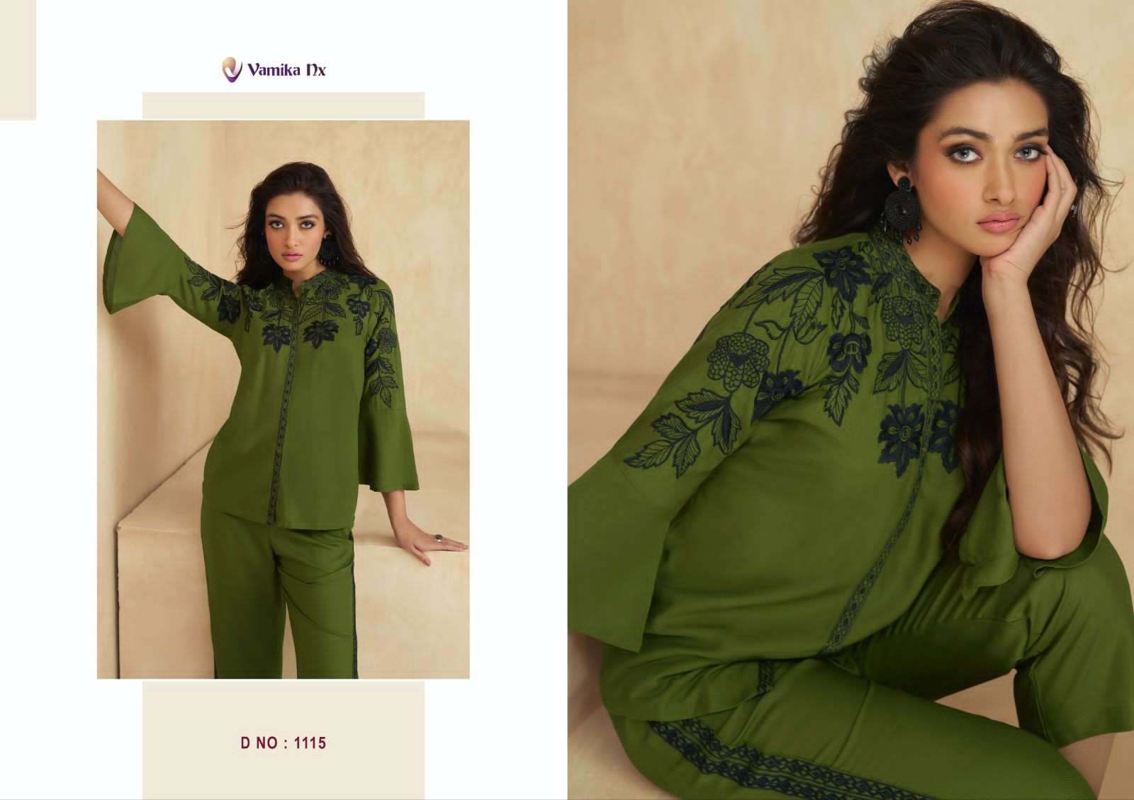 Vamika Nx SARRA Co-Ord Set Kurti Wholesale catalog