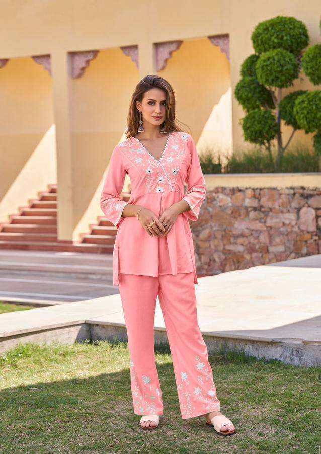 Vamika Nx Vintage Silver Co-Ord Set Kurti Wholesale catalog
