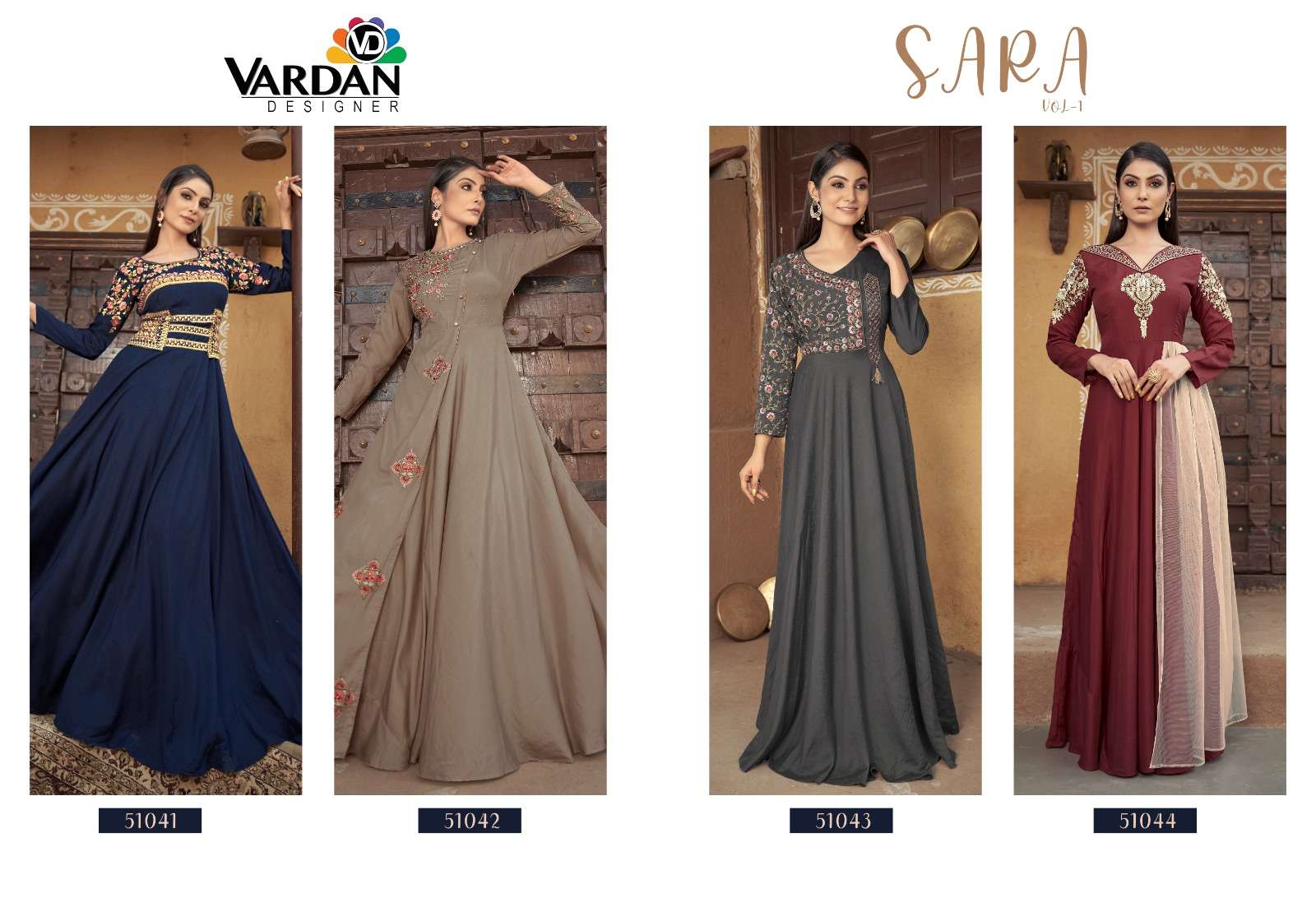 Vardan Designer SARA Vol-1 Kurti Wholesale catalog