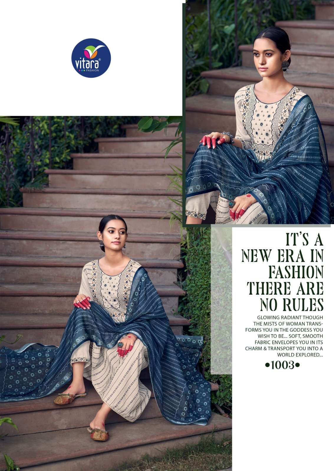 vitara fashion RASIYA cotton weaving fabric Kurti Wholesale catalog