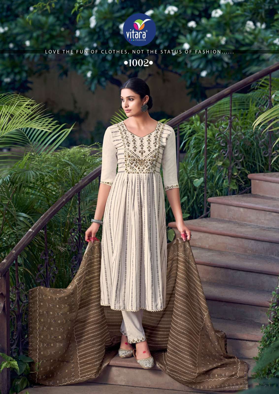 vitara fashion RASIYA cotton weaving fabric Kurti Wholesale catalog
