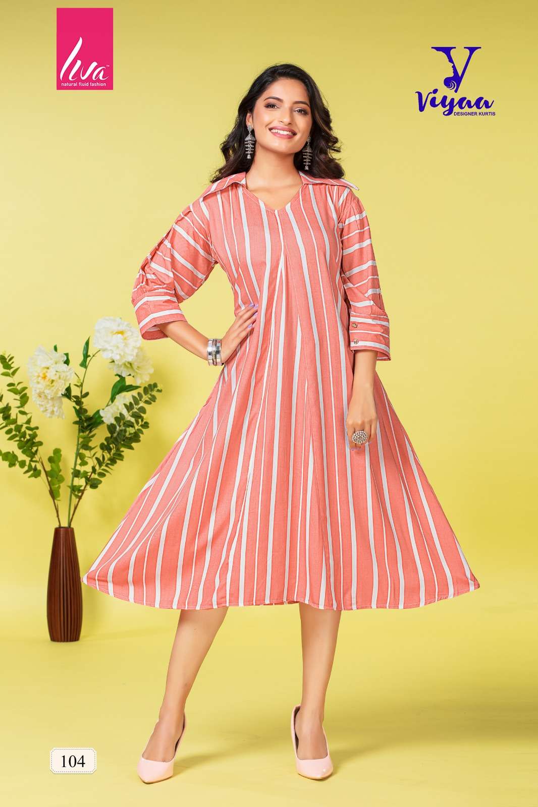 VIYAA DESIGNER PRETTY GIRL V1 Kurti Wholesale catalog
