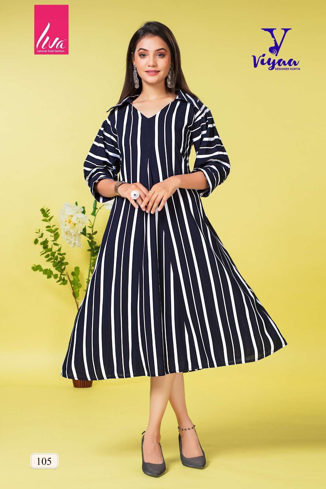 VIYAA DESIGNER PRETTY GIRL V1 Kurti Wholesale catalog