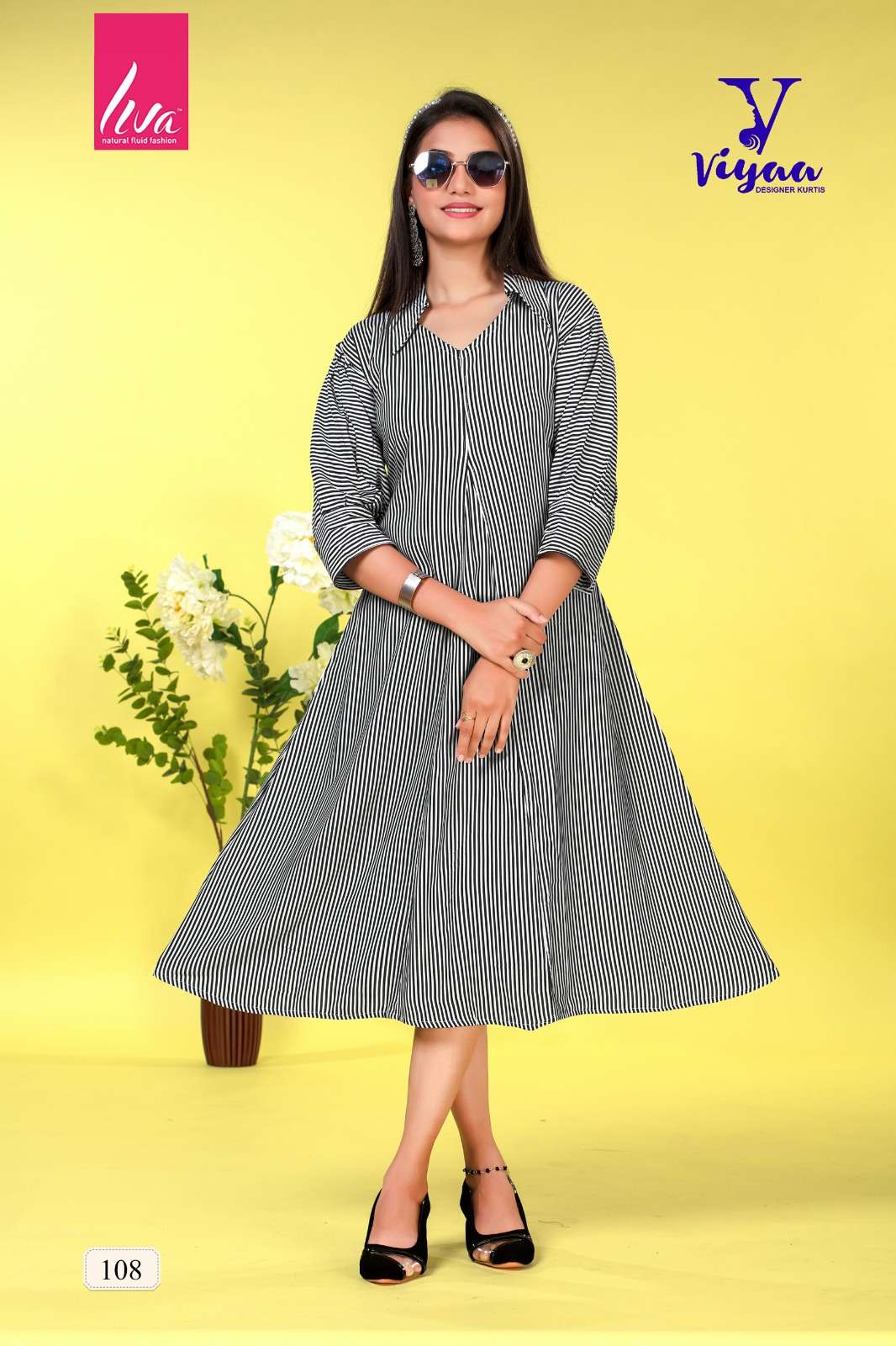 VIYAA DESIGNER PRETTY GIRL V1 Kurti Wholesale catalog