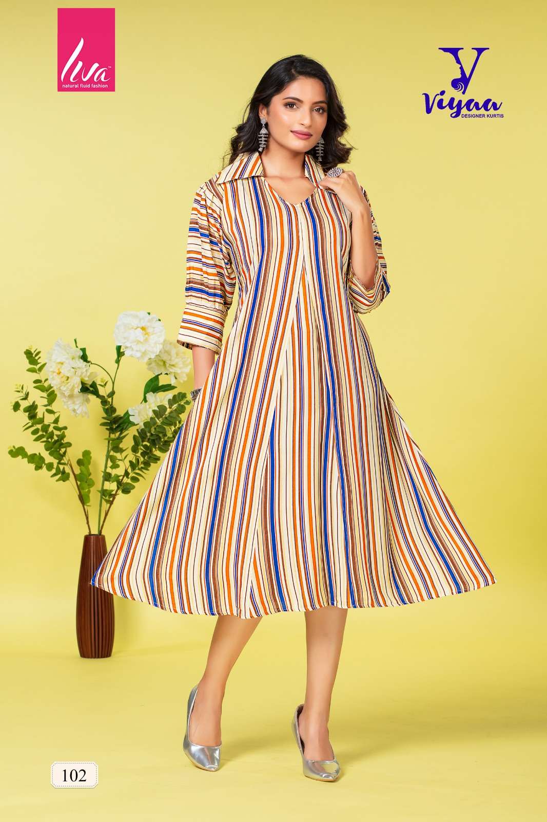 VIYAA DESIGNER PRETTY GIRL V1 Kurti Wholesale catalog