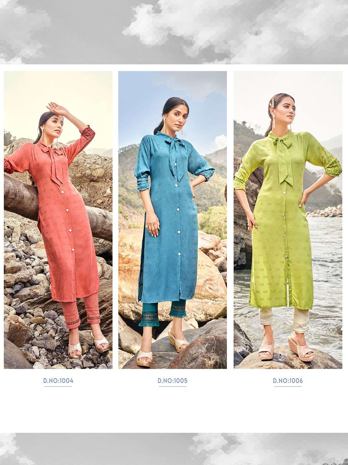Wanna Jasmine   Luxury Viscose Rayon Fancy Kurti Wholesale Catalog