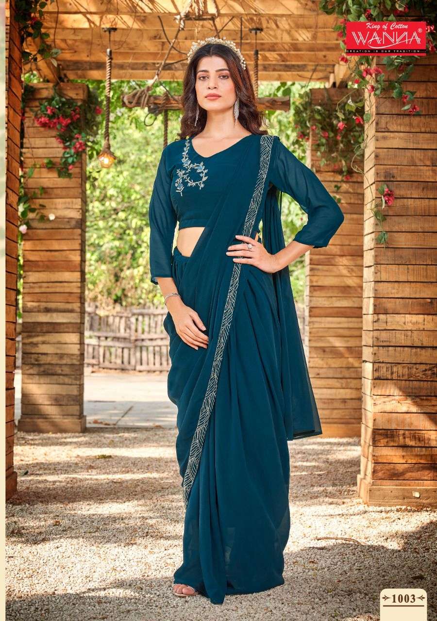 Wanna Pink Super Fancy Gown Kurti Wholesale catalog