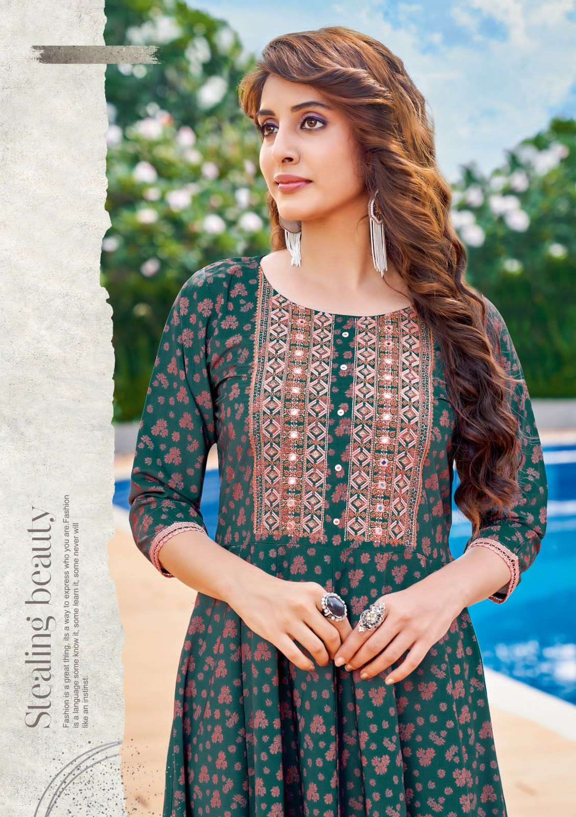 WOOGLEE AVSAR Rincle Rayon Print Kurti Wholesale catalog
