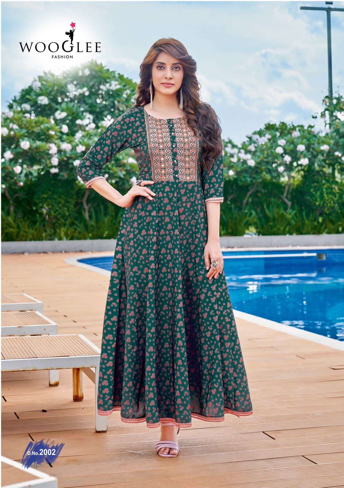 WOOGLEE AVSAR Rincle Rayon Print Kurti Wholesale catalog
