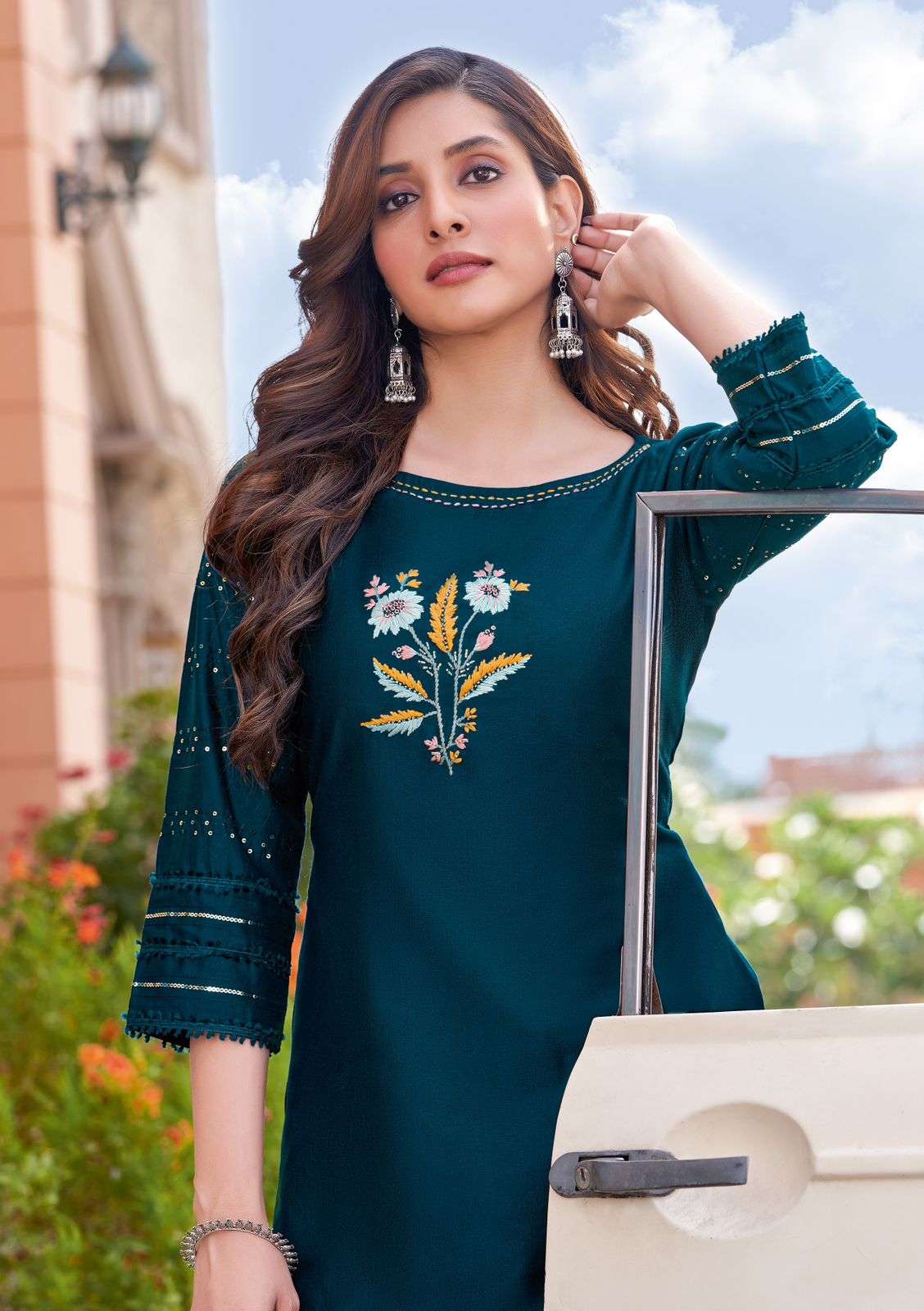 WOOGLEE MARYAM VOL 2 Viscose Weaving Kurti Wholesale catalog