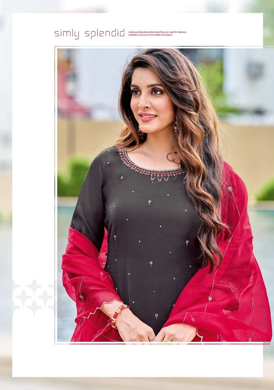WOOGLEE NIKHAR Pure viscose silk Kurti Wholesale catalog