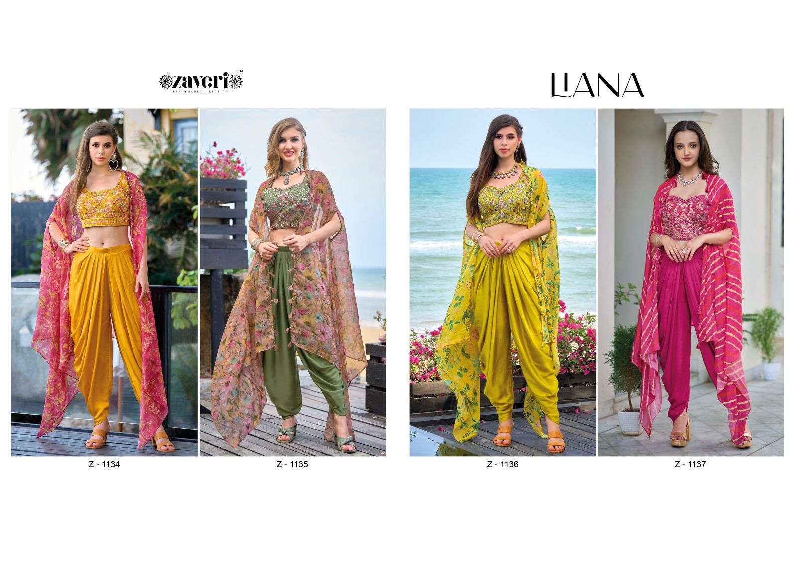 Zaveri presents Heavy satin Dress Wholesale catalog