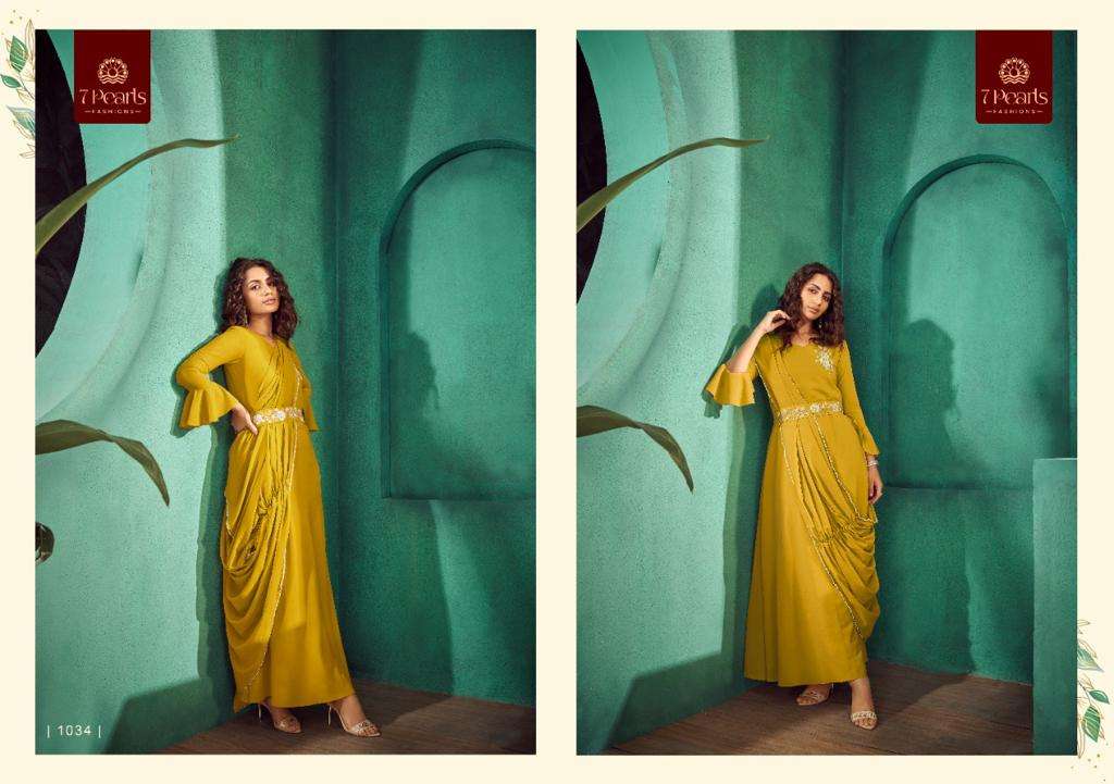 7 PEARLS FESTIVA Kurti Wholesale catalog