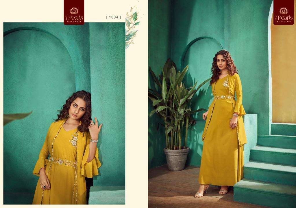 7 PEARLS FESTIVA Kurti Wholesale catalog