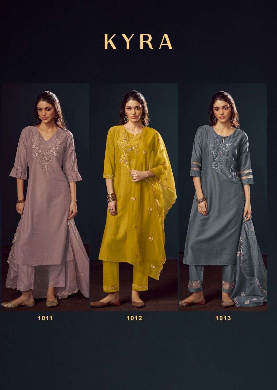 7 PEARLS KYRA KURTI & PANT CHINNON Wholesale catalog