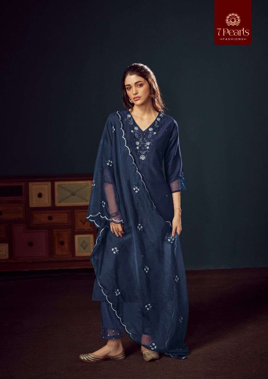 7 PEARLS KYRA KURTI & PANT CHINNON Wholesale catalog