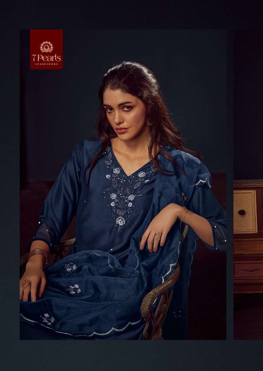 7 PEARLS KYRA KURTI & PANT CHINNON Wholesale catalog