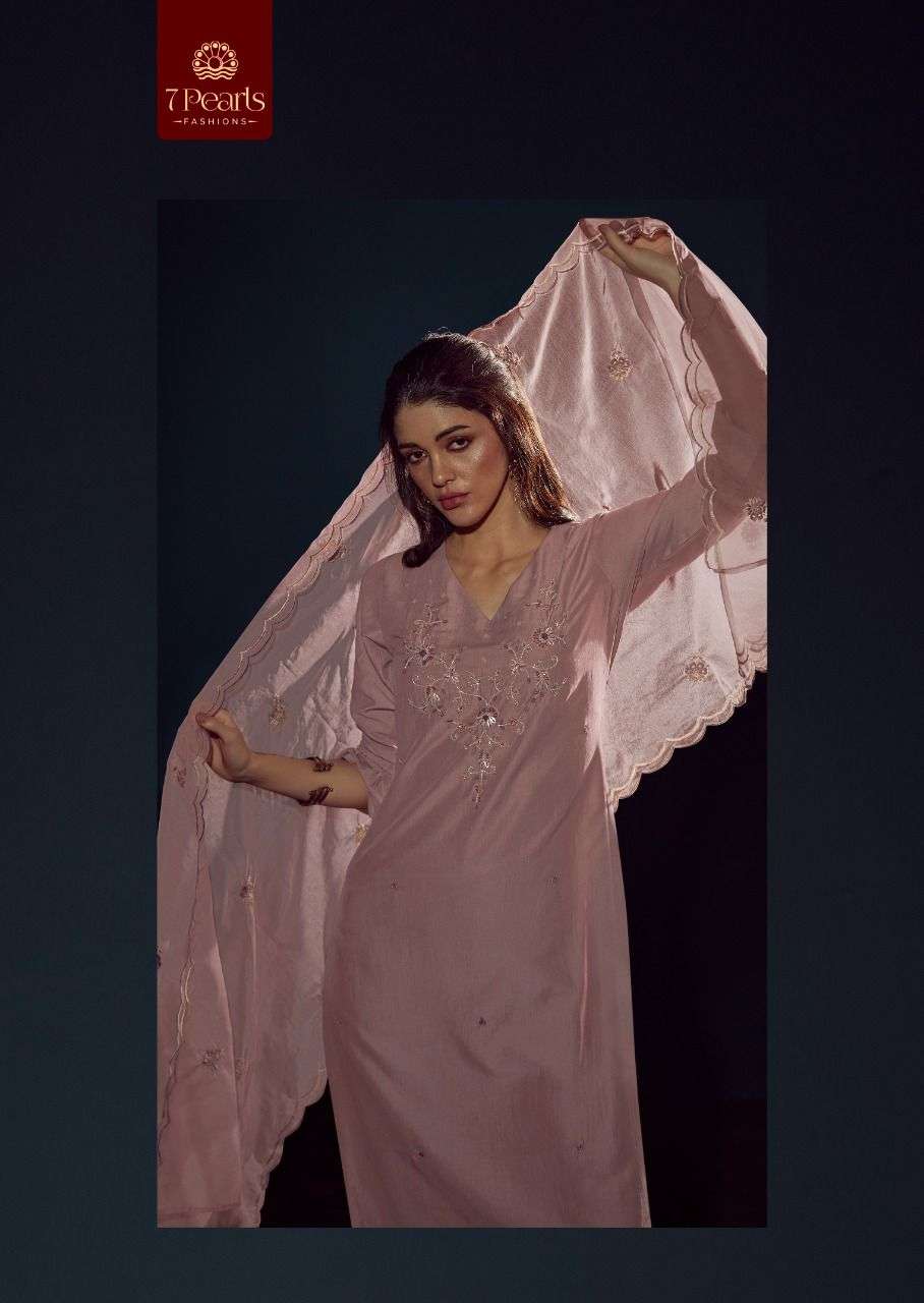7 PEARLS KYRA KURTI & PANT CHINNON Wholesale catalog