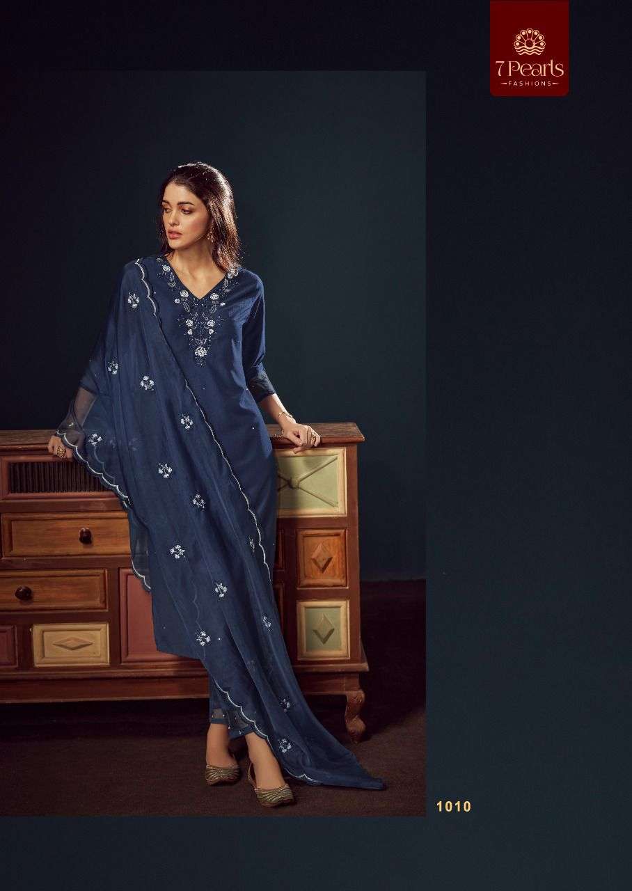 7 PEARLS KYRA KURTI & PANT CHINNON Wholesale catalog