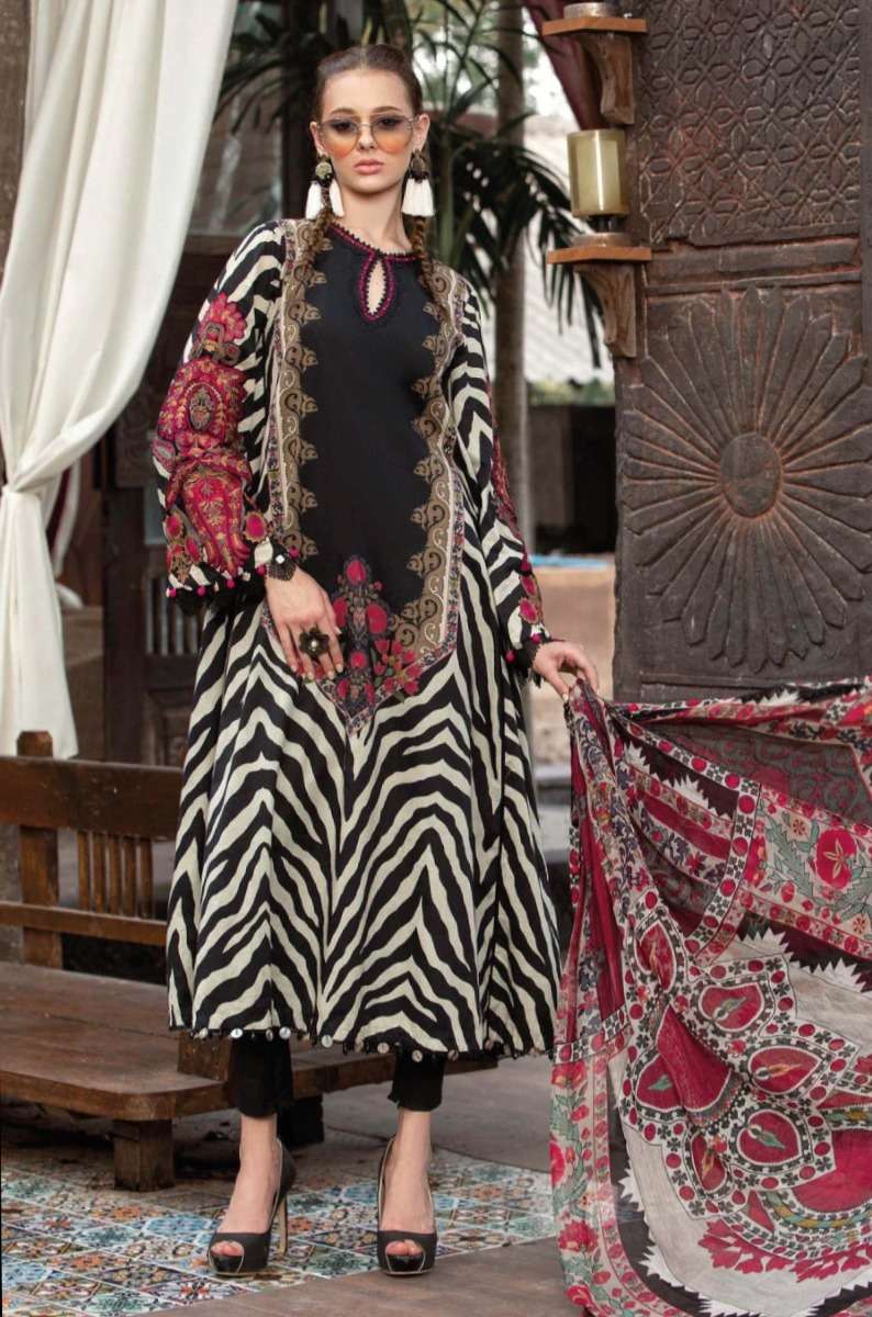 Aasha M Print Vol 2 Cotton Dupatta Pakistani Suits Wholesale catalog
