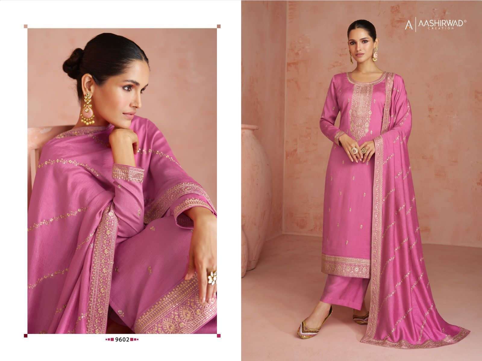 AASHIRWAD COCO Salwar kameez Wholesale catalog