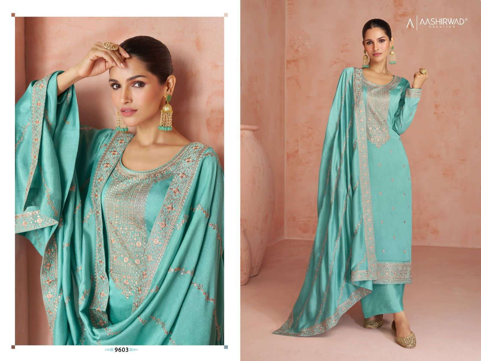 AASHIRWAD COCO Salwar kameez Wholesale catalog