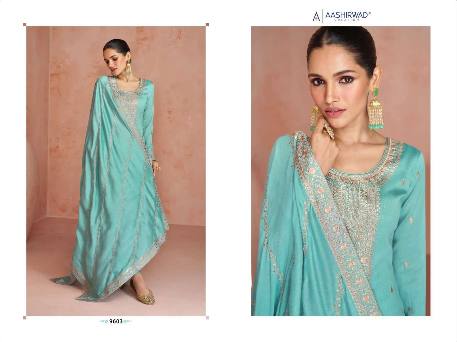 AASHIRWAD COCO Salwar kameez Wholesale catalog