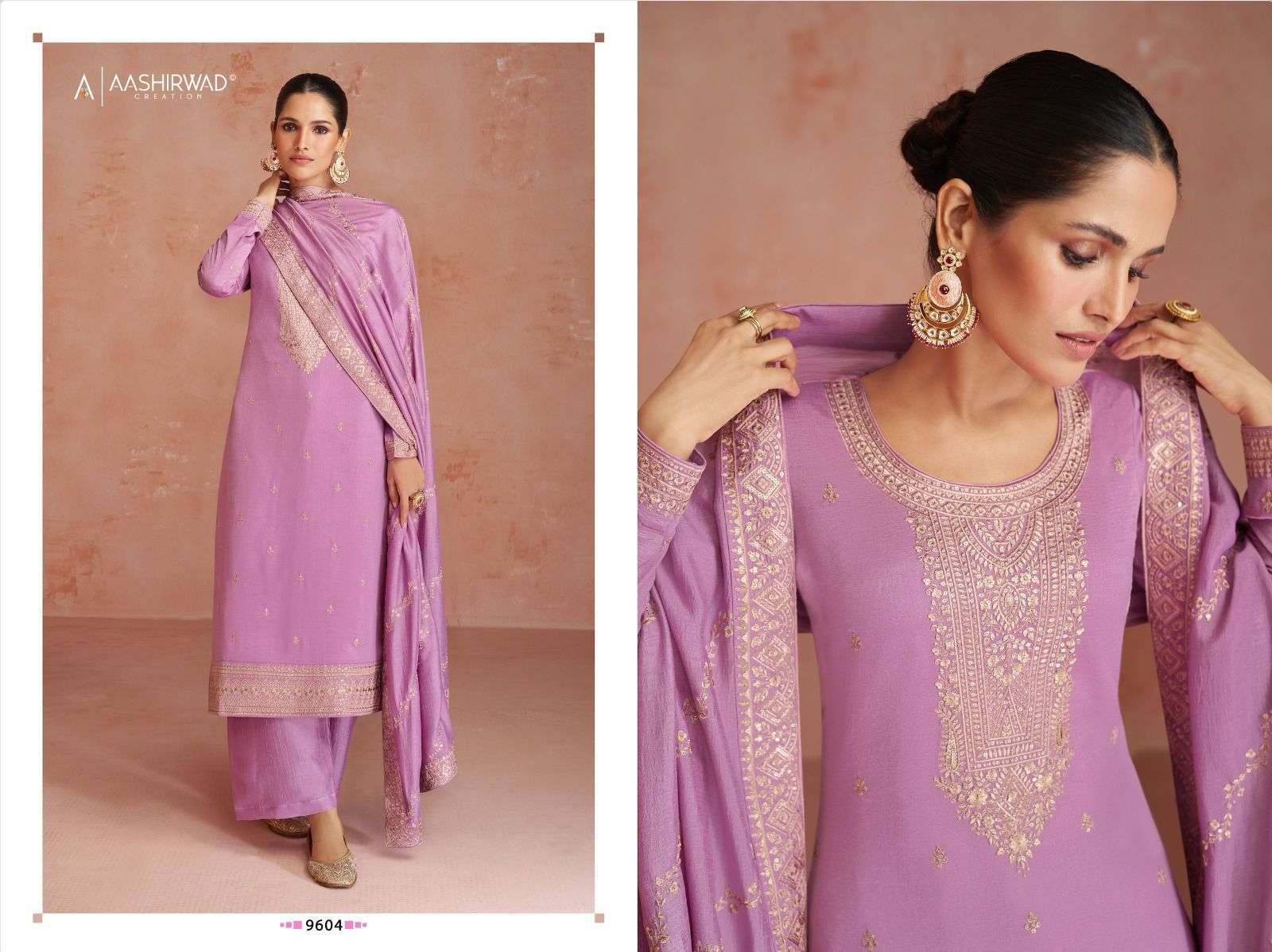 AASHIRWAD COCO Salwar kameez Wholesale catalog
