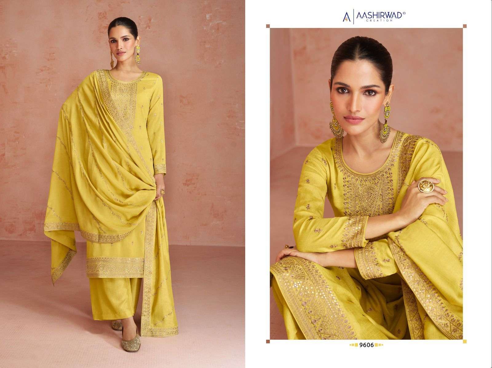 AASHIRWAD COCO Salwar kameez Wholesale catalog