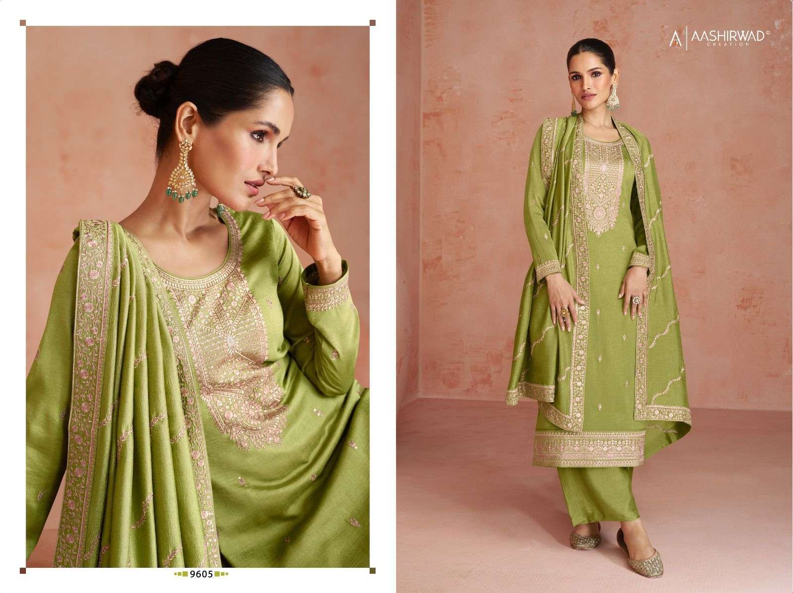 AASHIRWAD COCO Salwar kameez Wholesale catalog