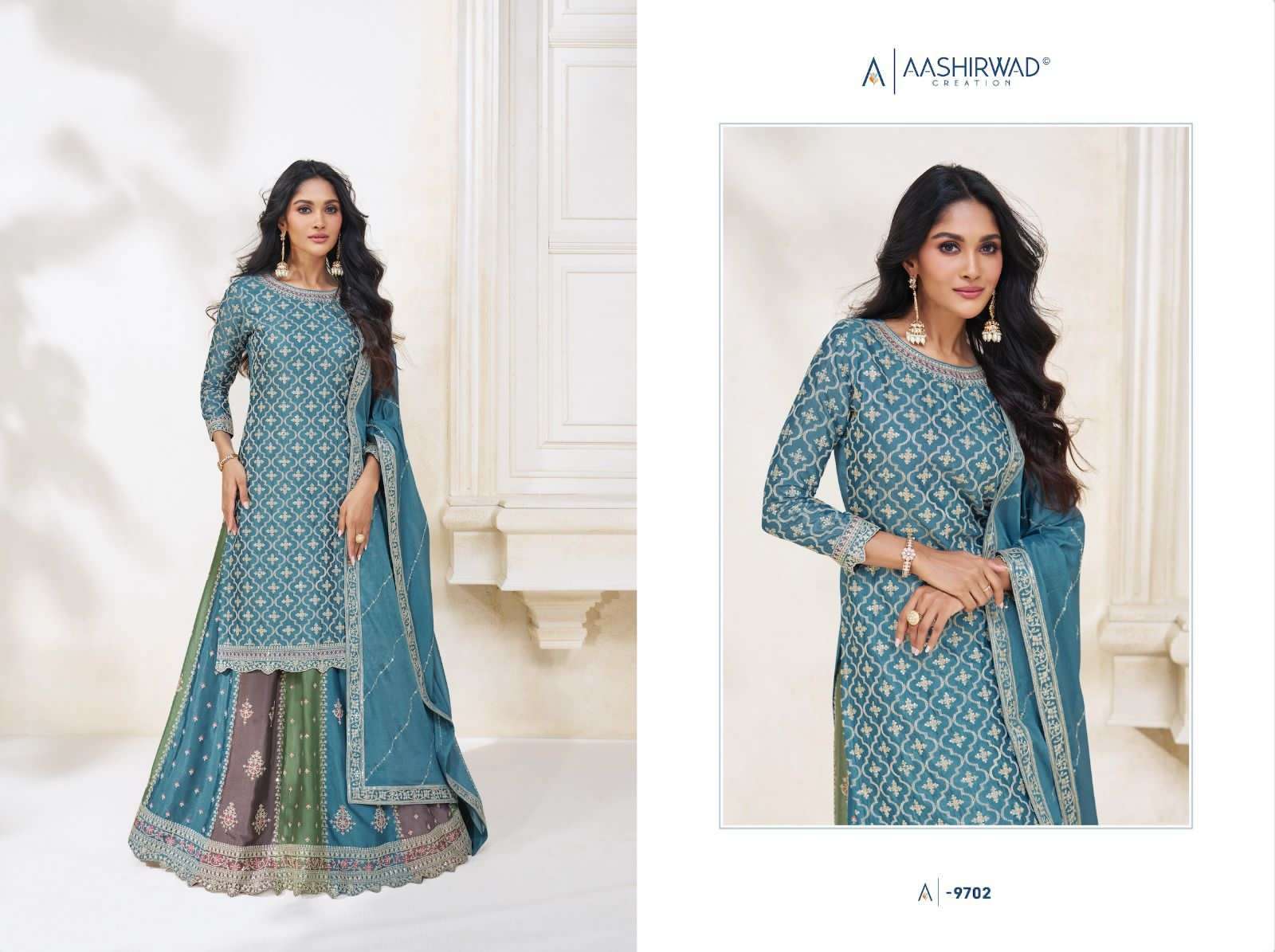 AASHIRWAD COLORS Salwar Kameez Wholesale catalog