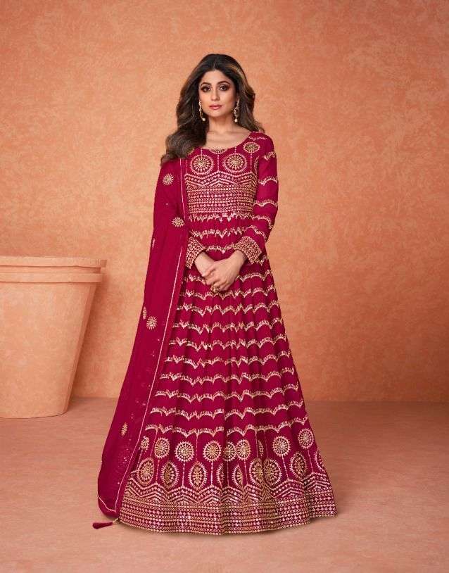 AASHIRWAD CREATION KHAAS SILK Gown Kurti Wholesale catalog